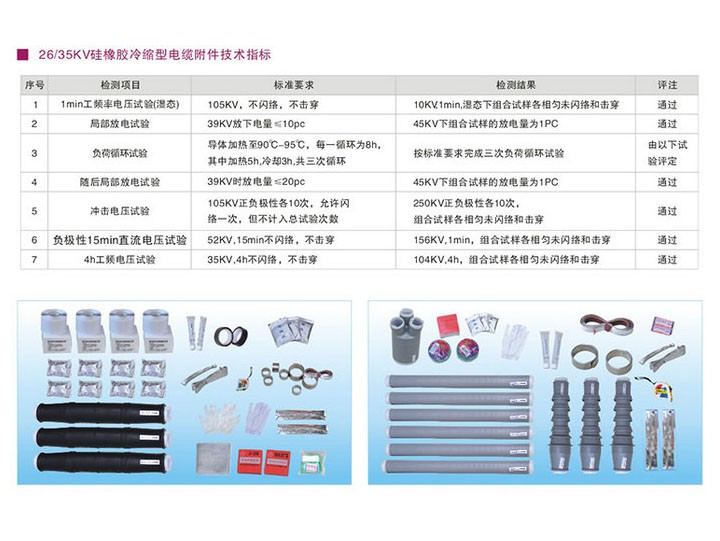 35KV硅橡膠冷縮型電纜
